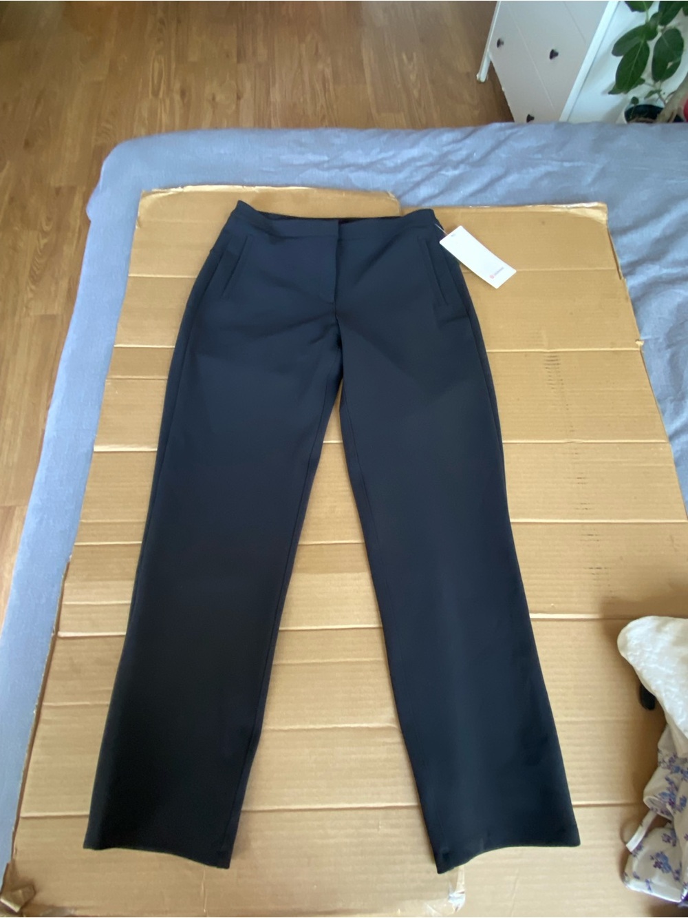lululemon Black Athletic Leggings with Branded Waistband